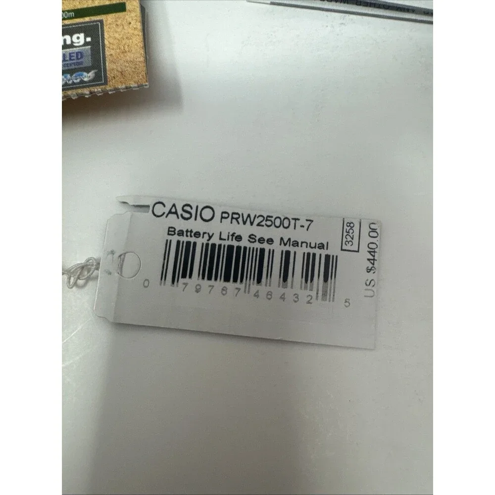 BOX & PAPERWORK ONLY - CASIO PRO TREK Solar Sensor Watch Parts Links - NO WATCH